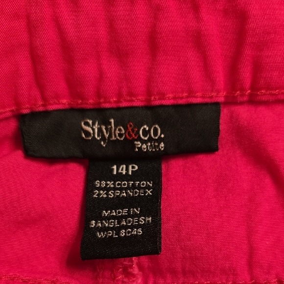 Style & Co. Women's Shorts - White, Pink, Green, Orange 1 Charter Club - Picture 6 of 11